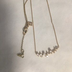 Banana Republic gold rhinestone necklace